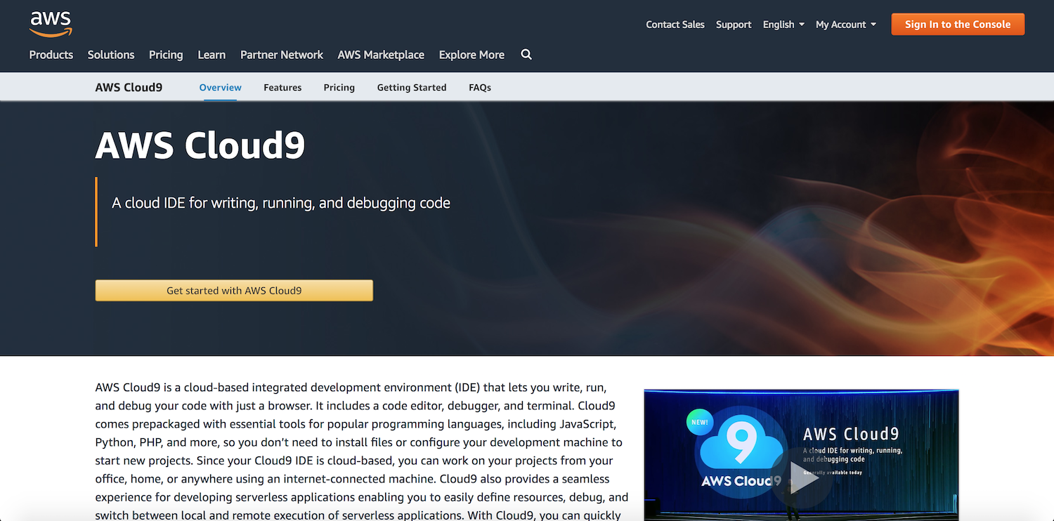 AWS Cloud 9