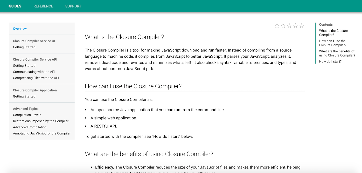 closure compiler