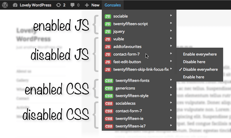 disable unecessary scripts