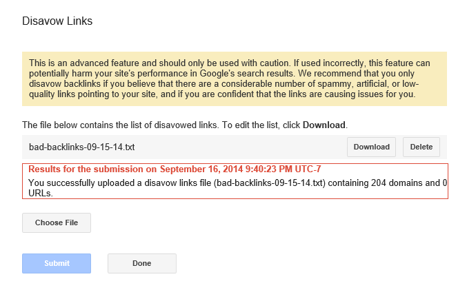 disavow domains