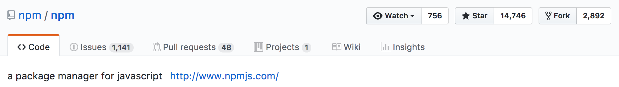 npm stars