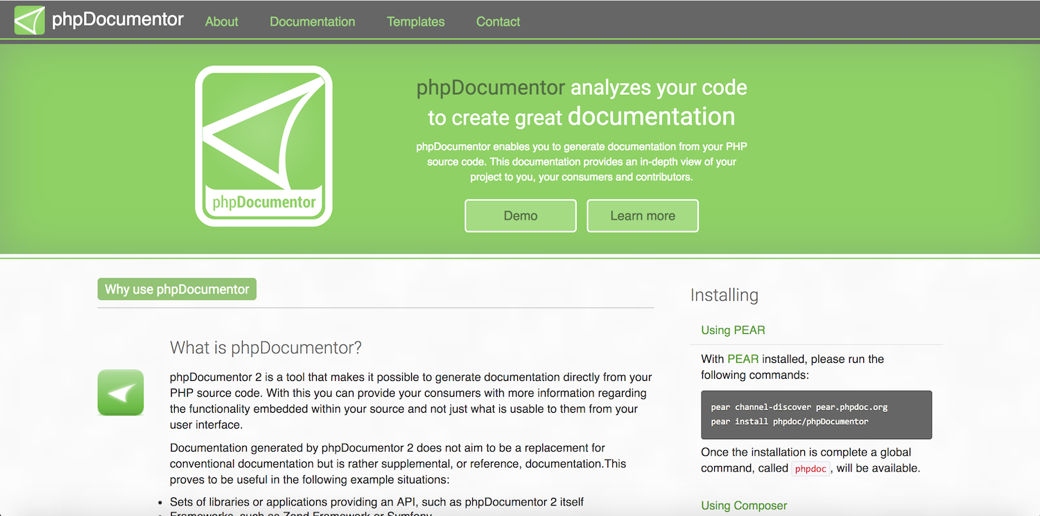 phpdoc