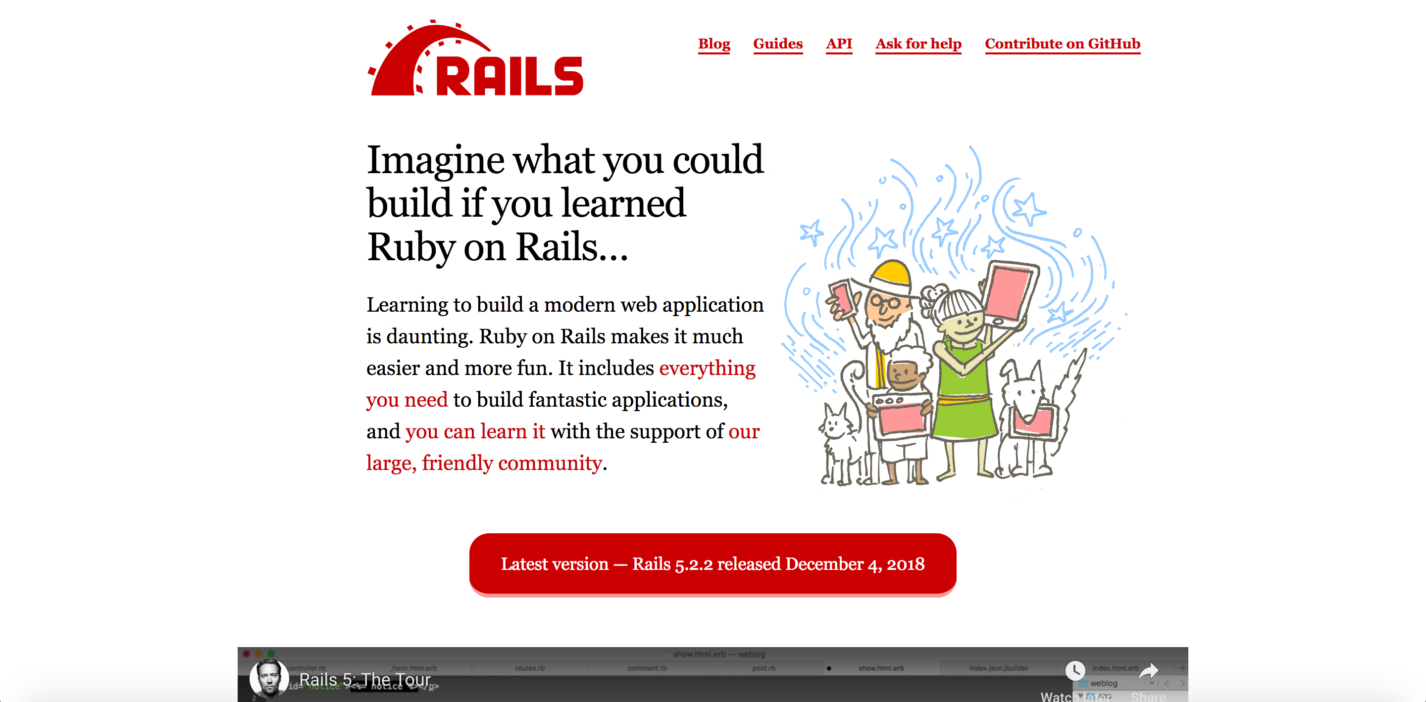 ruby on rails framework