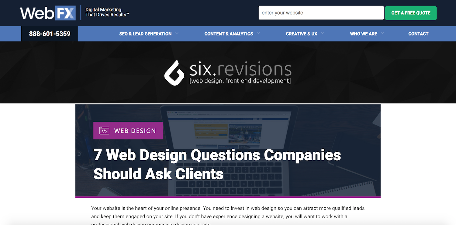 sixrevisions