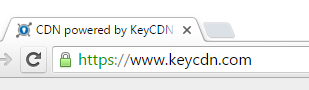 ssl trust address bar