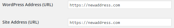 update wordpress URLs WP-CLI