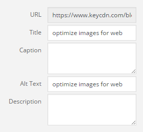 wordpress alt text