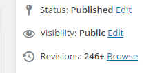 wordpress revisions