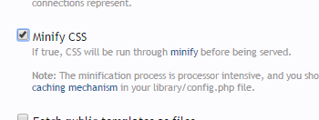 xenforo minify css