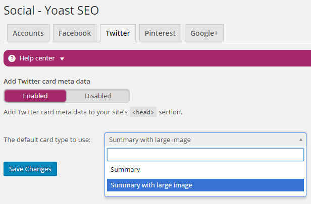 yoast twitter card large image