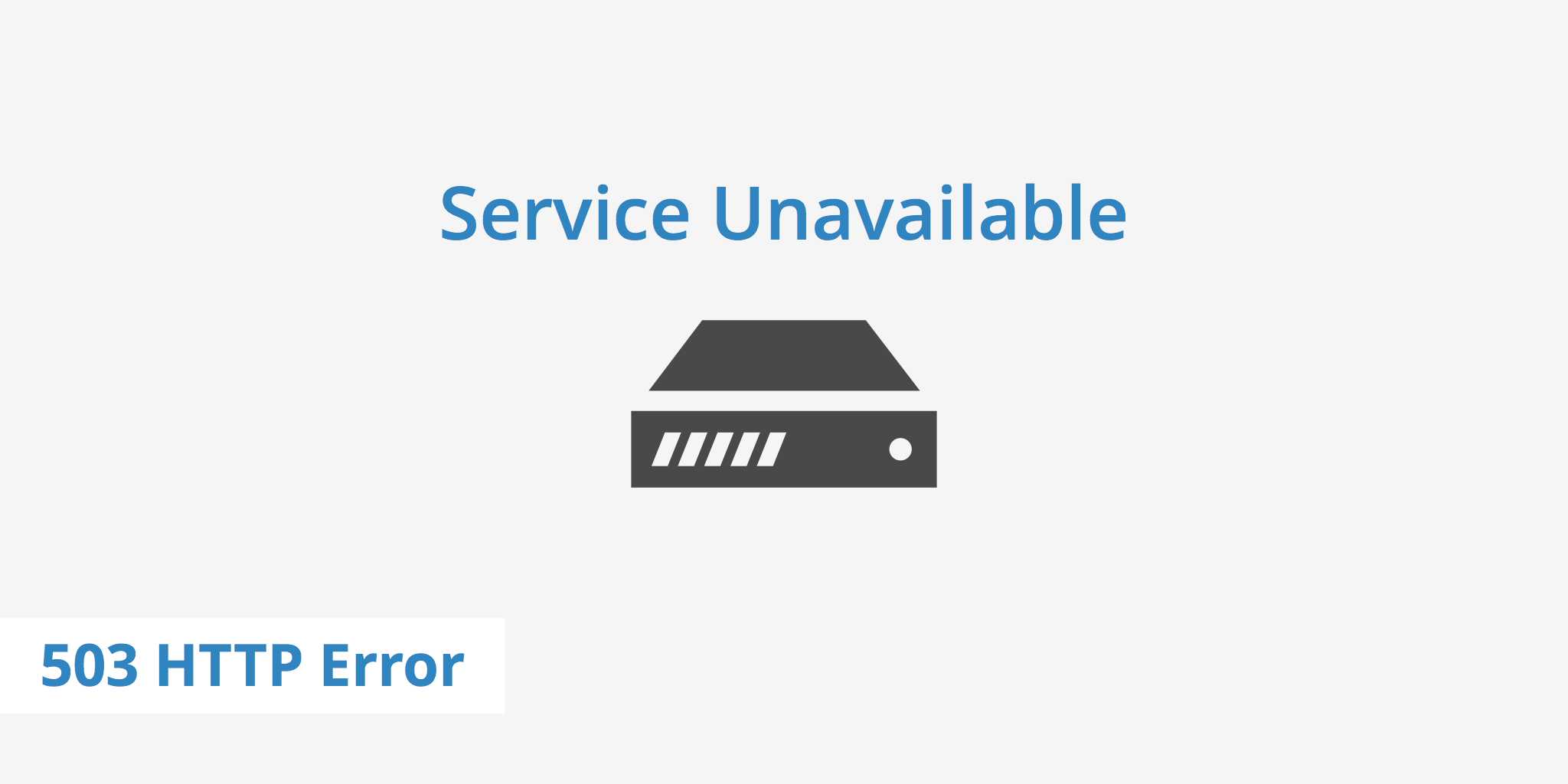 Diagnosing and Fixing a 503 HTTP Error